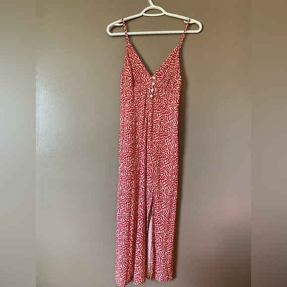 Urban Outfitters Red Patterned Sun Dress - Picture 1 of 5